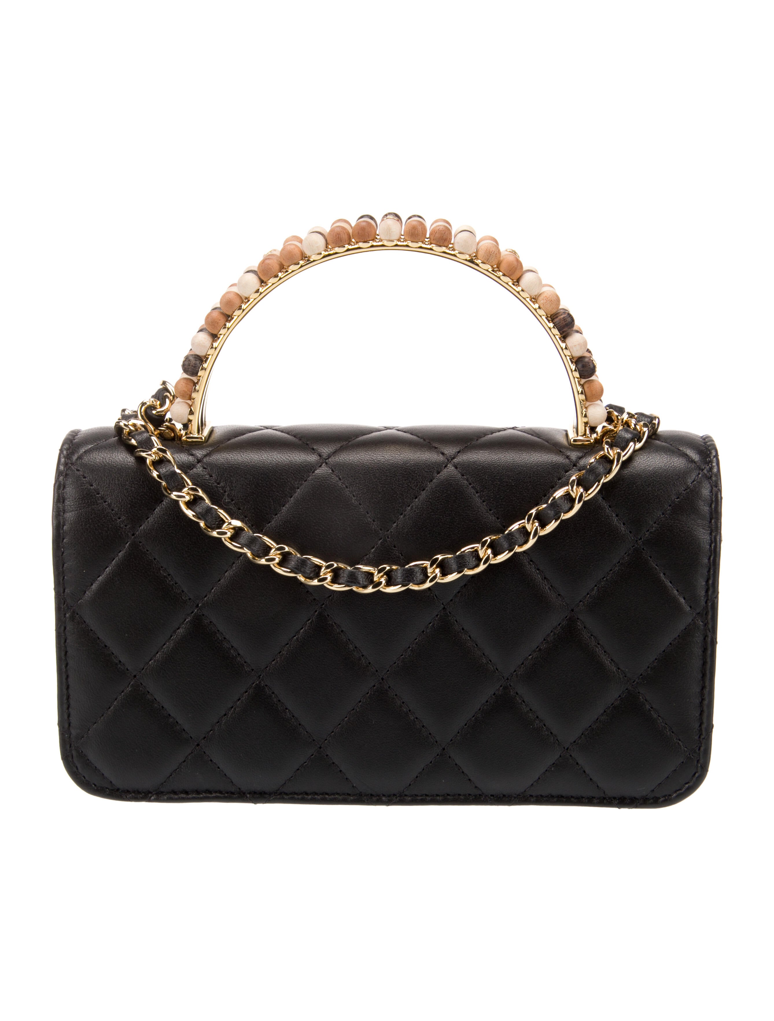 Chanel Quilted Mini Clutch w/ Chain